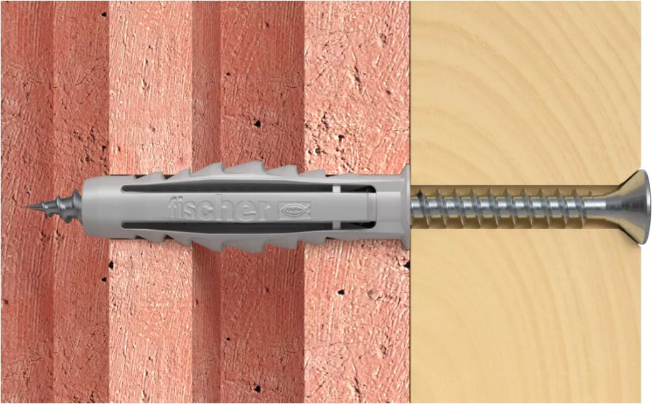 Bucha de Nylon SX 6mm -8mm -10mmFischer